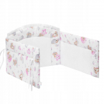 Kaitsepiire Slim Sleeping Bear, pruun/valge/roosa, 70 cm x 30 cm