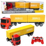 Rc veok Double E Mercedes Benz Arocs, 1:26, punane/kollane