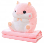 Pehme m&auml;nguasi, tekiga hamster 3in1, roosa, 35 cm, 2 tk