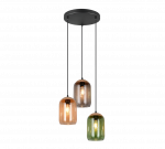 Valgusti lagi Trio Cork, E27, 3 x 10 W, must v.