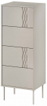 Sahtliplokk Cama Tresse, kastani v., 125 cm x 50 cm x 40 cm