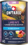 M&auml;rg koeratoit Ontario Adult Pate, lambaliha, 0.4 kg