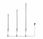 Vabalt seisev v&auml;lisvalgusti Reality Scoop, 1.5W, LED, IP44, must v., 400 cm x 95 cm