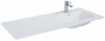 Vannitoa kraanikauss Elita Skappa Right, keraamiline, 121 cm x 46.4 cm x 1.8 cm, valge v.