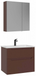 Vannitoa m&ouml;&ouml;bli komplekt Kalune Design Messina, punane v., 45 cm x 65 cm x 55 cm