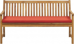 Aiapink Beliani Vivara, pruun v./punane v., 160 cm x 61 cm x 88 cm