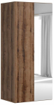 Riidekapp Flex, monastery oak v., 70 cm x 97 cm x 218 cm, peegliga