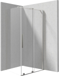 Du&scaron;ikabiin Deante Prizma KPN0P14S07, ristk&uuml;lik, aluseta, 140 cm x 70 cm x 195 cm, kroomi v./karastatud