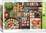 Pusle Eurographics Sushi Table 6000-5618, 67.6 cm x 48.9 cm, 1000 tk, mitmev&auml;rviline