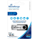 USB m&auml;lupulk MediaRange MR913, must v./h&otilde;be v., 128 GB