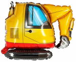 Fooliumist &otilde;hupall erikujuga GoDan Excavator, must v./kollane v.
