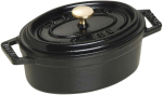 Emailitud malmpott Staub Mini Cocotte, &Oslash;11 cm, 0.25 l, must v.