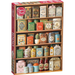 Pusle CherryPazzi A Treasury Of Tins, 70 cm x 50 cm, 1000 tk, mitmev&auml;rviline