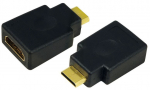 Adapter Logilink HDMI to HDMI-mini HDMI female, Mini HDMI male, must v.