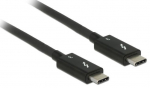 Juhe Delock Thunderbolt to Thunderbolt USB C male, USB C male, 0.5 m, must v.