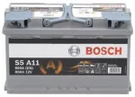 Aku Bosch AGM S5 A11, 12 V, 80 Ah, 800 A