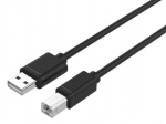 Juhe Unitek USB 2.0 A male, USB 2.0 B male, 1 m, must v.