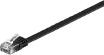 Juhe Goobay U/UTP Cat6 Flat RJ-45, RJ-45, 10 m, must v.