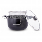 Pott Kamille 5821, 24 cm, 4 l, must v.