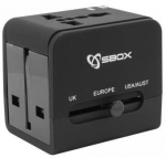 Reisilaadija Sbox TA-23, USB, 61 cm, must v., 66 W