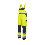 T&ouml;&ouml; poolkombinesoon Sara Workwear Drogowiec 11320-27, sinine/kollane/hall, M suurus