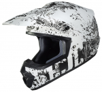 Mootorratta kiiver Hjc CS-MX II Creeper, M, valge/hall