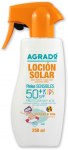 P&auml;ikesekaitselosjoon Agrado Solaire Kids SPF50+, 250 ml
