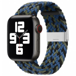 Rihmad iLike, Braided Fabric Strap Apple Watch 38/40/41mm, sinine v.