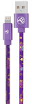 Kaabel Tellur Graffiti, Lightning/USB, 100 cm, violetne