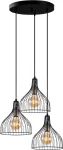 Valgusti rippuv Opviq CAFU-11565-2 942FLG1410, E27, 3 x 40 W, must v. / must v.