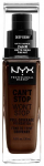 Vedel jumestuskreem NYX Professional Makeup Can't Stop Won't Stop, tumepruun, cswsf25 deep ebony, 30 ml