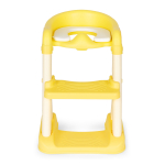WC iste, laste wc aste EcoToys, kollane v., 50 cm x 52 cm x 40 cm
