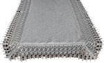 Piklik laudlina ristk&uuml;likukujuline, hall, 60 x 120 cm