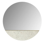 Peegel Kayoom Duke 125, rippuv, 70 cm x 70 cm, valge v.