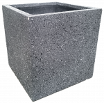 Lillepott Besk 4750959115053, klaaskiud, tumehall v.