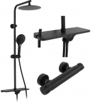 Termostaatsegistiga du&scaron;is&uuml;steem Rea Mike, must v.