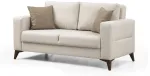 Diivanvoodi Atelier Del Sofa Kristal 2, beež v., 169 x 90 cm x 86 cm