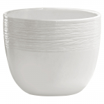 Lillepott, keraamiline, &Oslash; 9 cm, valge v.