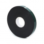 Kahepoolne teip, 500 cm x 1.2 cm, must