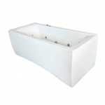 Vann, teisaldatav Kyma Inga, 170 cm x 75 cm x 62 cm, ristk&uuml;lik, valge v.