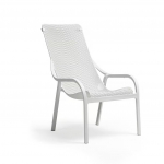 Aiatool Nardi Net Lounge, valge v., 90 cm x 62 cm x 99 cm