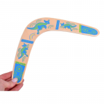 Bumerang Jokomisiada, 34.5 cm x 6 cm, eriv&auml;rviline