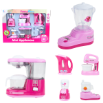 Laste majapidamisseade, k&ouml;&ouml;gi tehnika komplekt Mini Appliances, roosa