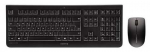 Juhtmevaba klaviatuuri ja hiire komplekt CHERRY DW 3000 Optical, Prantsuse, must v.