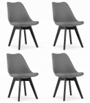 Toolide komplekt Leobert Mark, matt, tume beež v&auml;rv, 43 cm x 49 cm x 82 cm, 4 tk