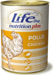 M&auml;rg koeratoit Life Pet Care Nutrition Plus Chicken, kanaliha, 0.4 kg
