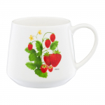 Tass Ambition Frutti, valge v./punane v./roheline v., 0.46 l