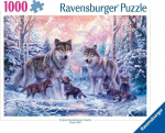 Pusle Ravensburger Arctic Wolves, 50 cm x 70 cm, 1000 tk, mitmev&auml;rviline