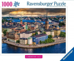 Pusle Ravensburger Scandinavian Places Stockholm, 50 cm x 70 cm, 1000 tk, mitmev&auml;rviline