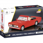 Konstruktor, auto Cobi Opel Rekord C 1700 L Cabriolet 24599, 140 tk, punane
